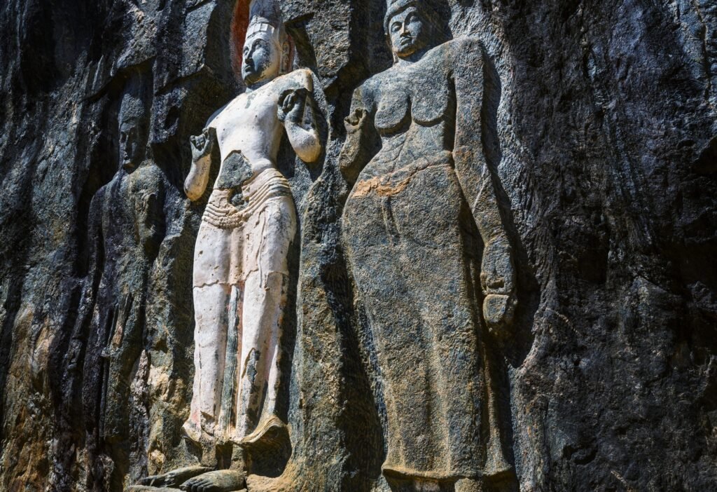Statue on Sri Lanka