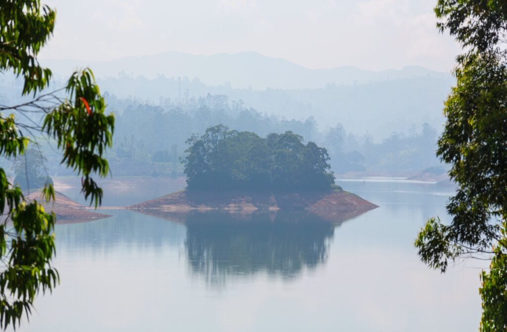 Lake on Sri Lanka